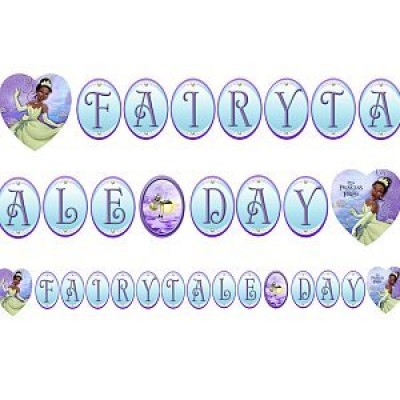 Princess and the Frog Banner 8ft