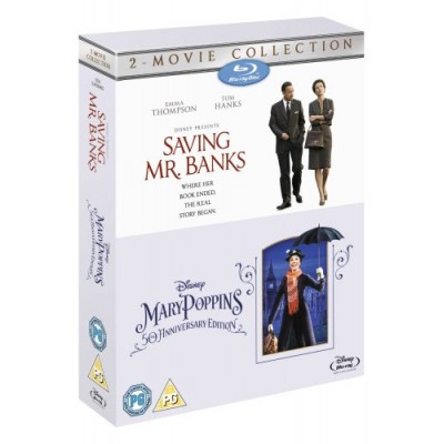 Saving Mr Banks & Mary Poppins [Blu-Ray][Region Free]