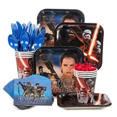 Star Wars Episode VII The Force Awakens Standard Party Supply Kit( Serves 8)