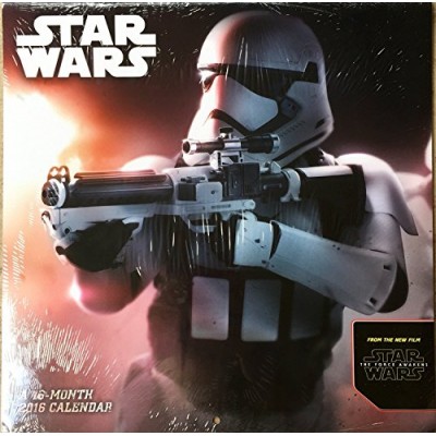 Star Wars The Force Awakens 2016 Wall Calendar