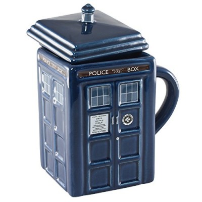 Doctor Who Figural Tardis Mug, 17 oz