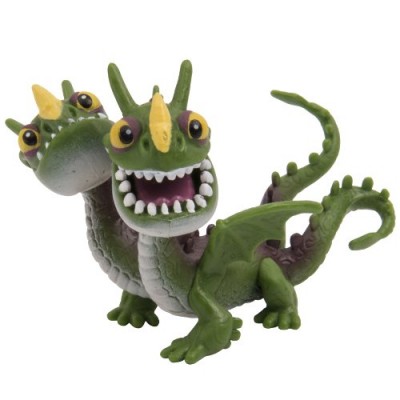 Dreamworks Dragons Defenders of Berk Mini Dragons Zippleback Belch & Barf Green