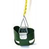 Eastern Jungle Gym Heavy-Duty High Back Full Bucket Toddler Swing Seat with Coated Swing Chains Fully Assembled
