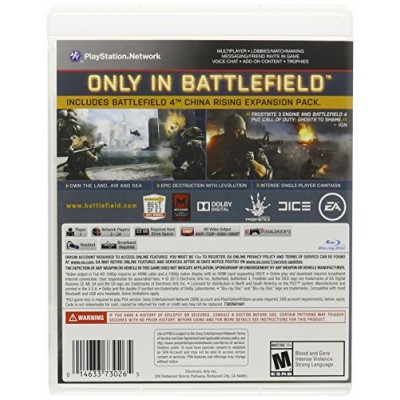 Battlefield 4: Limited Edition [PlayStation 3 PS3 BONUS China Rising Expansion Pack] NEW