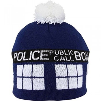 Doctor Who TARDIS Pom Beanie Hat