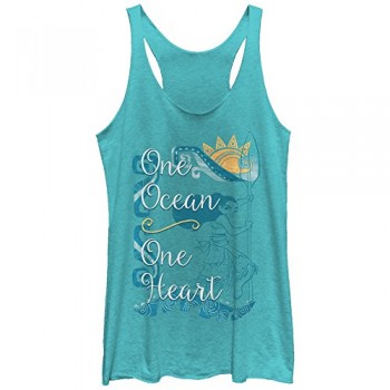 Moana One Heart Womens Graphic Racerback Tank