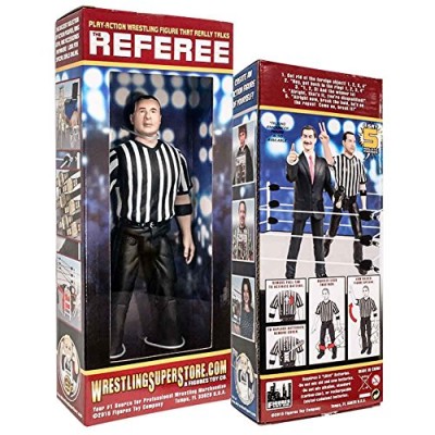 Three Counting and Talking Wrestling Referee Action Figure