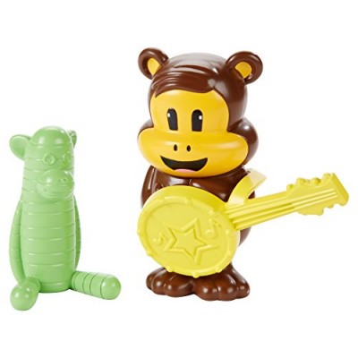 Fisher-Price Julius Jr. Figure Pack - Worry Bear and Sock Monkey