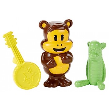 Fisher-Price Julius Jr. Figure Pack - Worry Bear and Sock Monkey