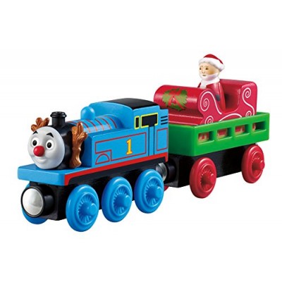 Fisher-Price Thomas the Train Wooden Railway Santa's Little Engine
