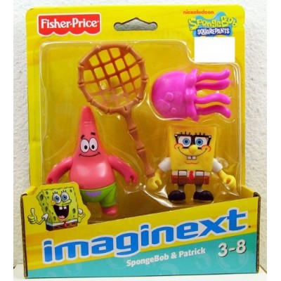 Imaginext, SpongeBob Squarepants, Exclusive Figures, SpongeBob & Patrick, 2-Pack