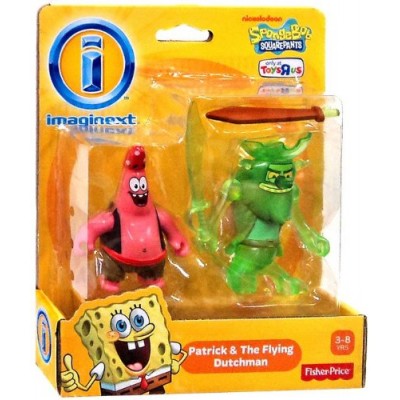 Imaginext, SpongeBob Squarepants, Patrick and the Flying Dutchman Exclusive Action Figures