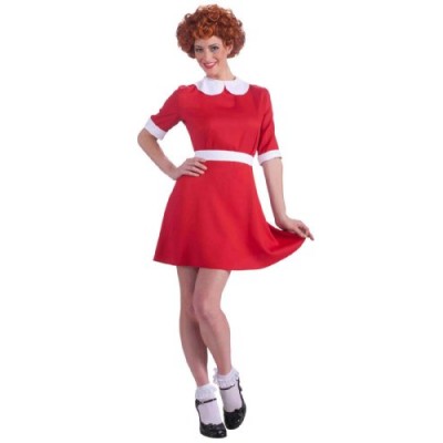 Forum Novelties Women's Annie Costume, Red, Standard