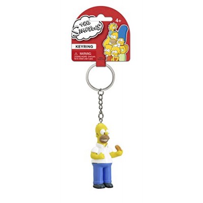 Fox The Simpsons Homer with Donut 3D PVC Key Ring