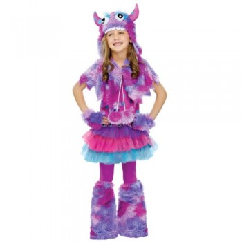 Fun World Polka Dot Monster Girls Costume Medium (8-10)