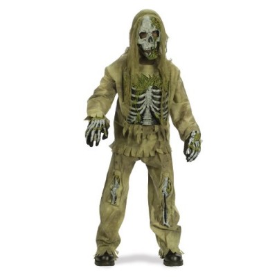 Scary Skeleton Zombie Kids Costume