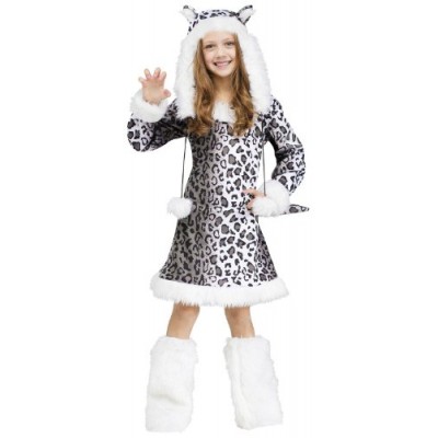 Snow Leopard Child Costume, Medium (8-10)