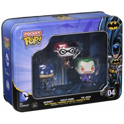 Funko Batman DC Comics Pocket Pop! Mini Vinyl Figure Tin (3-Pack)