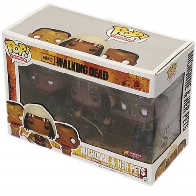 Funko P.O.P Television Walking Dead Michonne and Her Pets Zombies (3-Pack)