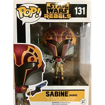 Funko Pop! 131 Star War Sabine Masked Exclusive Rebels