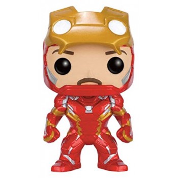 Funko POP! Marvel Captain America Civil War : Iron Man Unmasked #136 Vinyl Figure