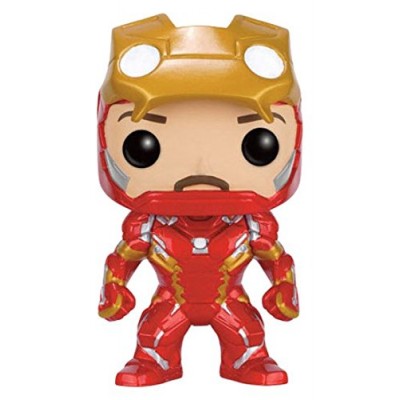 Funko POP! Marvel Captain America Civil War : Iron Man Unmasked #136 Vinyl Figure