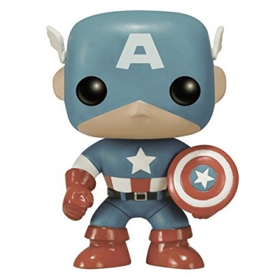 Funko POP Marvel: Captain America Sepia Tone 75th Anniversary Amazon Exclusive Action Figure