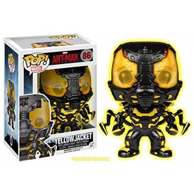 Funko POP Movies: Ant-Man Glow in The Dark Yellow Jacket Action Figure [Amazon Exclusive]