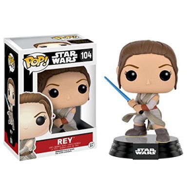 Funko POP Star Wars: Episode 7: The Force Awakens Figure - Rey with Lightsaber