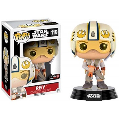Funko Pop! Star Wars Rey #119 (With X-Wing Helmet Exclusive)