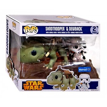 Funko Pop Vinyl Bobblehead, Star Wars Sandtrooper & Dewback Collectible Set