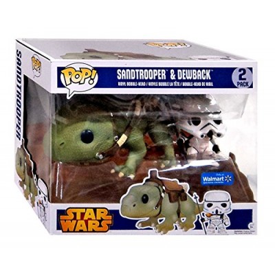 Funko Pop Vinyl Bobblehead, Star Wars Sandtrooper & Dewback Collectible Set