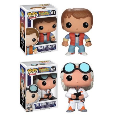 Funko POP Vinyl Figure Back to the Future - Marty Mcfly & Doc Emmet Brown