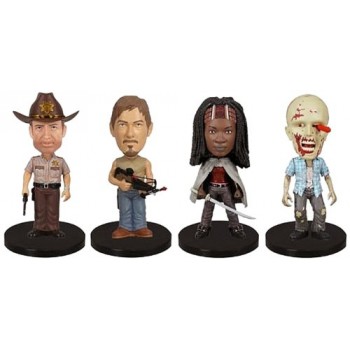 Funko The Walking Dead Mini Wacky Wobbler Set (4-Piece)