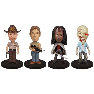 Funko The Walking Dead Mini Wacky Wobbler Set (4-Piece)