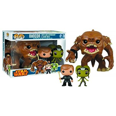 Pop! Star Wars: Rancor with Luke & Slave Oola Vinyl Figure 3-Pack