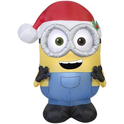 Gemmy Christmas Inflatable Minion Bob, 3.5 Feet