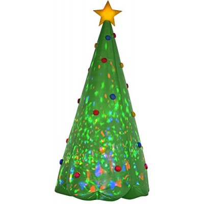 Gemmy Christmas Tree Inflatable, 8-Feet, Green