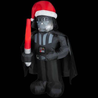 Star Wars Darth Vader Lighted Airblown Inflatable Christmas Santa