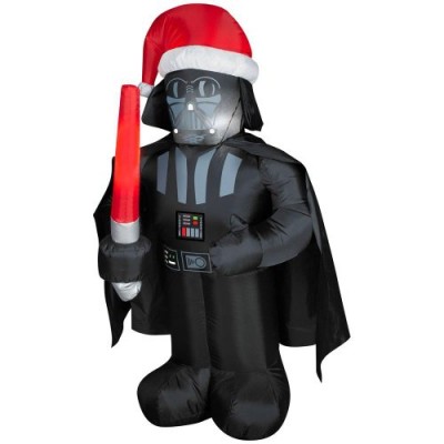 Star Wars Darth Vader Lighted Airblown Inflatable Christmas Santa