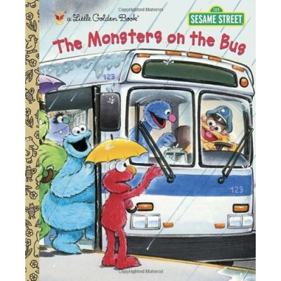 The Monsters on the Bus (Sesame Street) (Little Golden Book)
