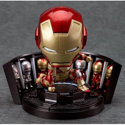 Nendoroid Iron Man 3 Iron Man Mark 42 Heroes Edition + Hall of Armor Sets (Non-scale ABS & PVC Painted Action Figure)