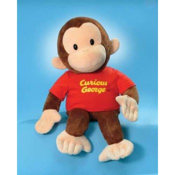 Classic Curious George in Red Shirt 8" by Gund