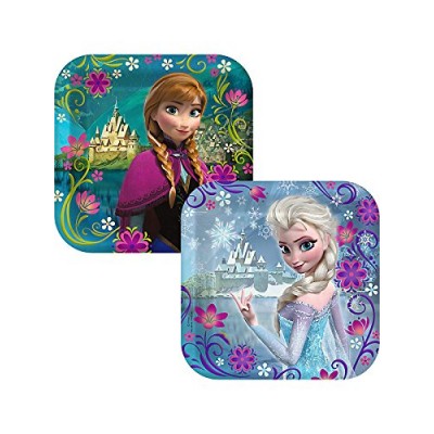 Disney Frozen Party Supplies Pack Including Plates, Cups and Napkins for 16 Guests