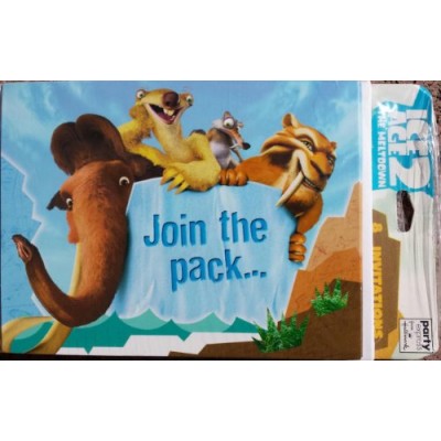 Ice Age 2 Invitations - 8 Count