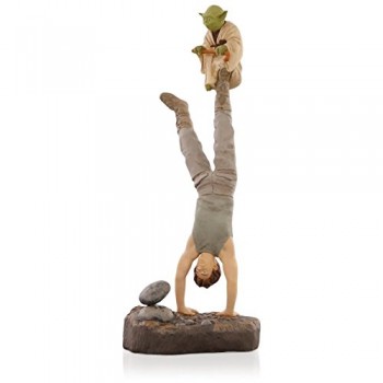 Star Wars : The Empire Strikes Back - There Is No Try Yoda and Luke Skywalker Ornament 2015 Hallmark
