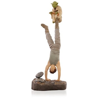 Star Wars : The Empire Strikes Back - There Is No Try Yoda and Luke Skywalker Ornament 2015 Hallmark