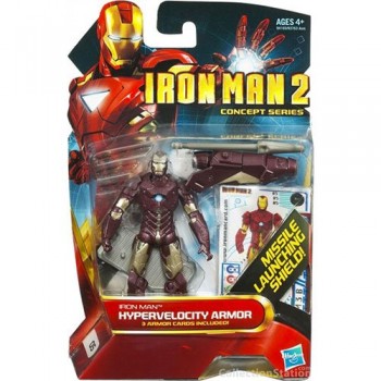 Iron Man 2 Movie Concept Series 4 Inch Action Figure Iron Man Hypervelocity Armor