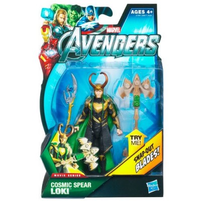 Marvel Avengers Movie 4 Inch Action Figure Cosmic Spear Loki