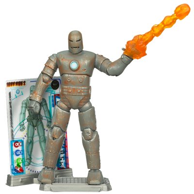 Marvel Iron Man 2 Movie 3 3/4" Comic Series Iron Man Action Figure
